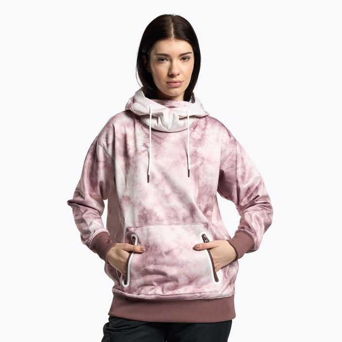 Кофта сноубордична жіноча Volcom Spring Shred Hoody рожева H4152303