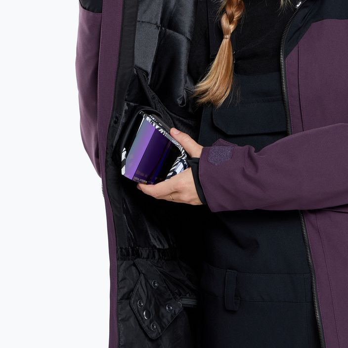 Куртка сноубордична жіноча Volcom Shelter 3D Stretch blackberry 4