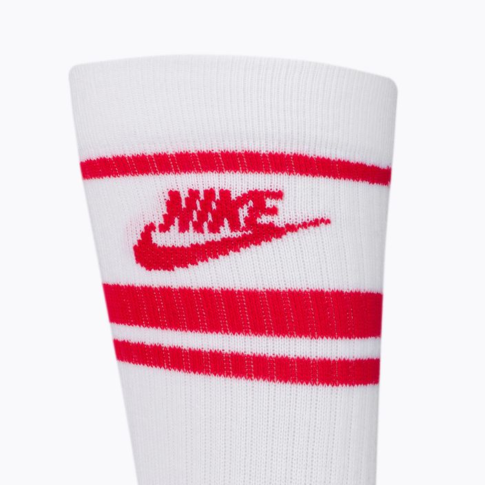 Шкарпетки тренувальні Nike Sportswear Everyday Essential біло-червоні DX5089-102 4