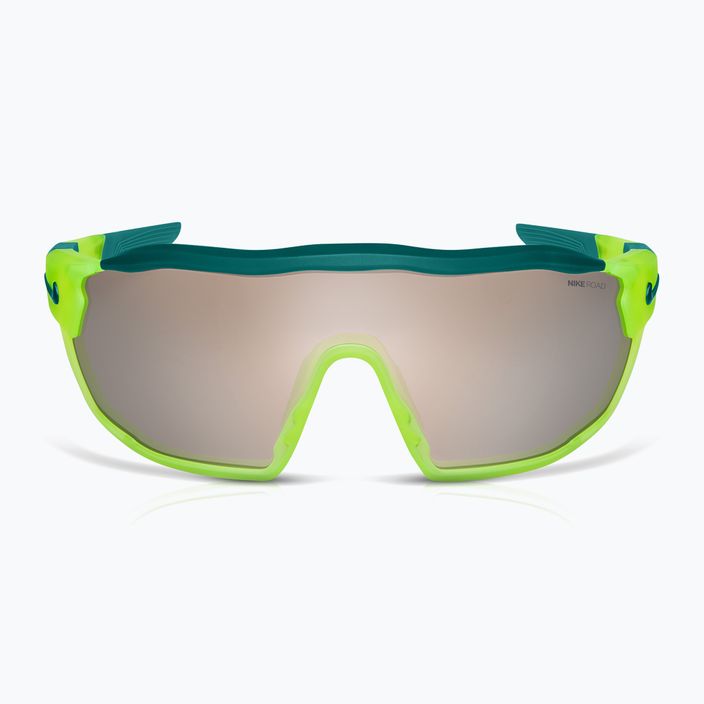 Сонцезахисні окуляри Nike Show X Rush матові вольтові/хромовані дзеркальні 2