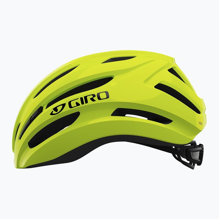 Giro Isode II Інтегрований велосипедний шолом MIPS з глянцевим підсвічуванням жовтого кольору 2