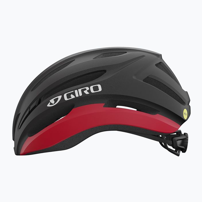 Велосипедний шолом Giro Isode II Integrated MIPS матовий чорний/червоний 2