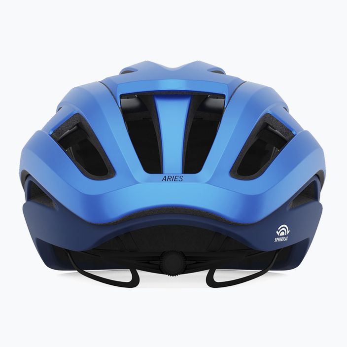 Велосипедний шолом Giro Aries Spherical MIPS матовий ано синій 3