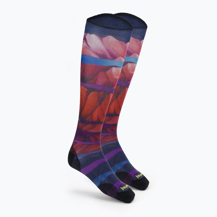 Шкарпетки лижні  жіночі Smartwool Ski Zero Cushion Print OTC кольорові SW001866150