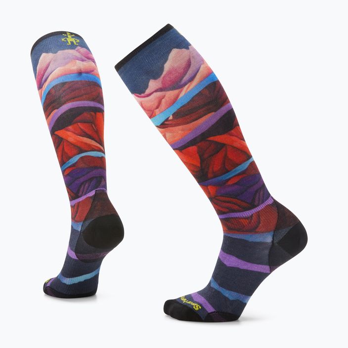 Шкарпетки лижні  жіночі Smartwool Ski Zero Cushion Print OTC кольорові SW001866150 4