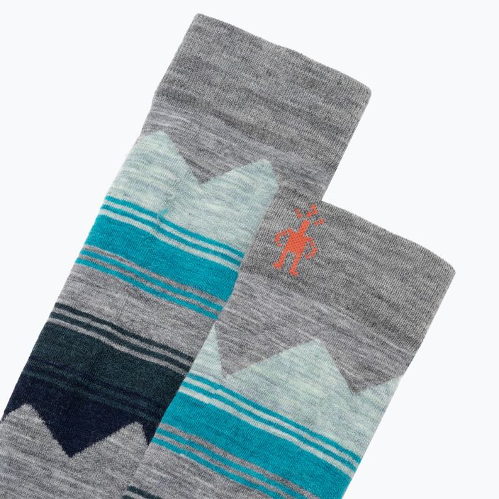 Шкарпетки лижні  жіночі Smartwool Ski Targeted Cushion Pattern OTC сірі SW001863039 4
