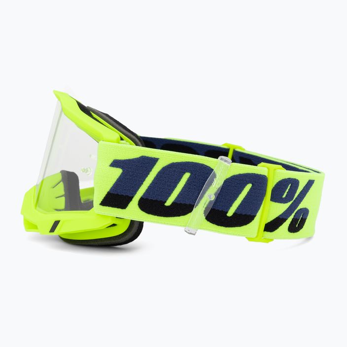 Окуляри велосипедні 100% Accuri 2 fluo/yellow/clear 4