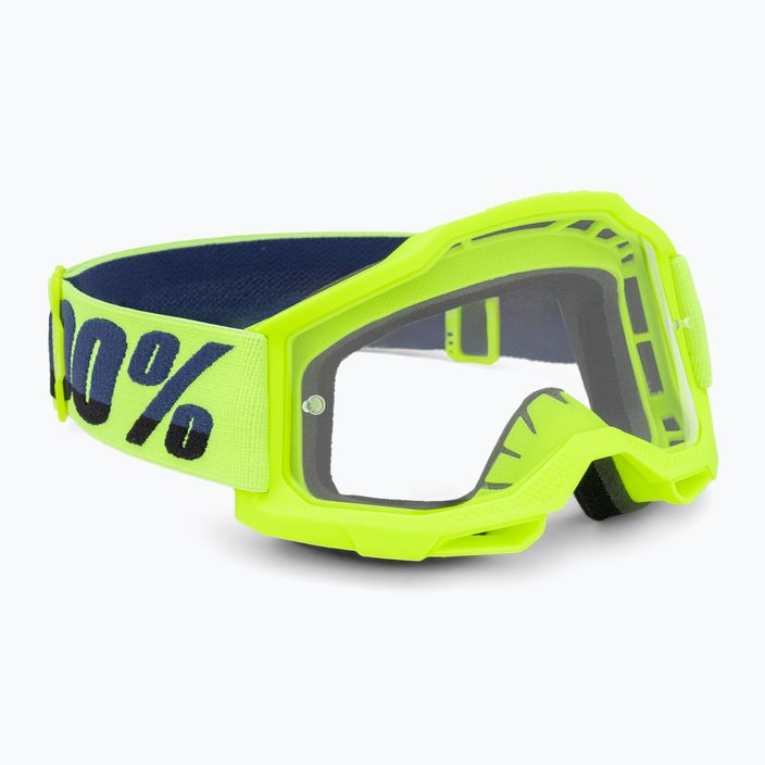 Окуляри велосипедні дитячі 100% Accuri 2 Junior fluo/yellow/clear