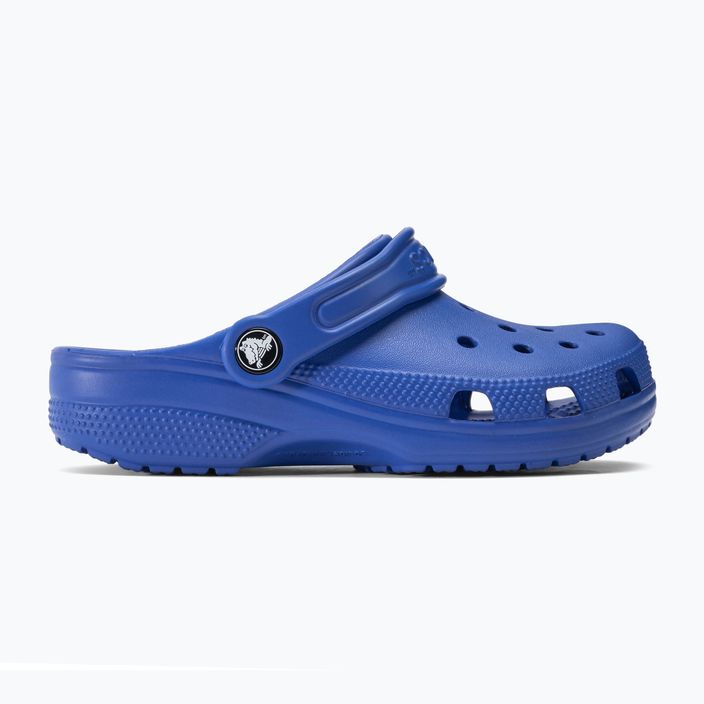 Crocs Classic Clog Kids сині шльопанці на болтах 3
