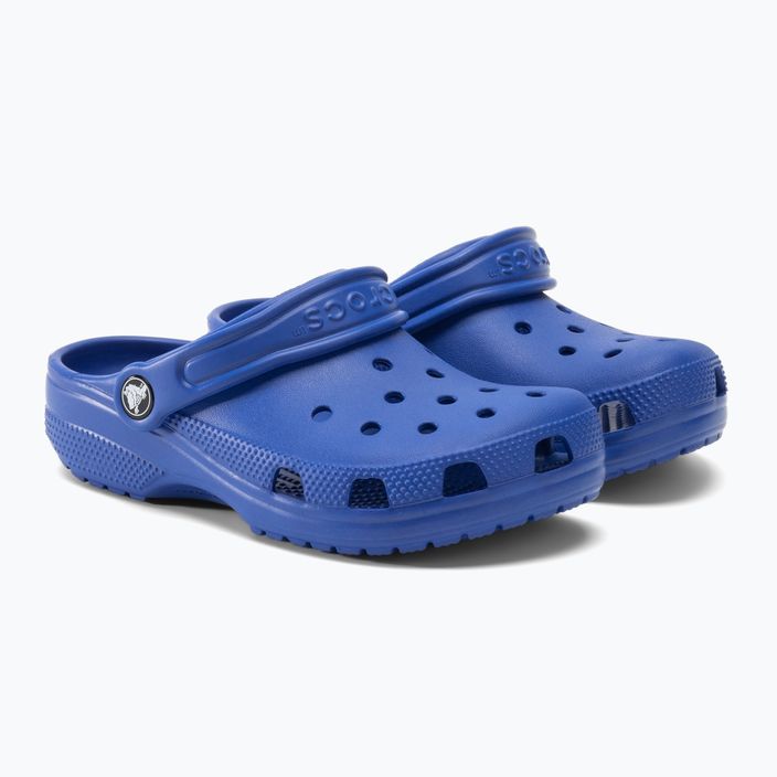 Crocs Classic Clog Kids сині шльопанці на болтах 5