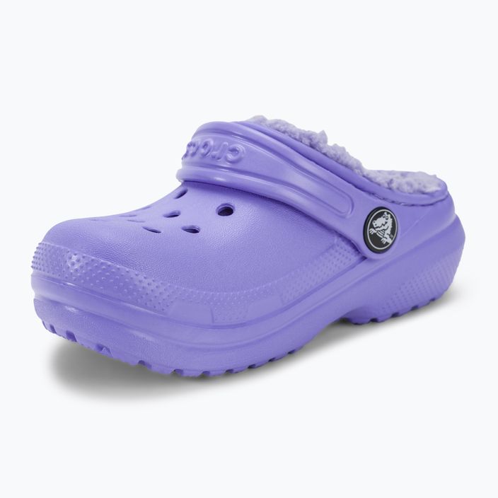 Дитячі шльопанці Crocs Classic Lined цифрові фіолетові 8