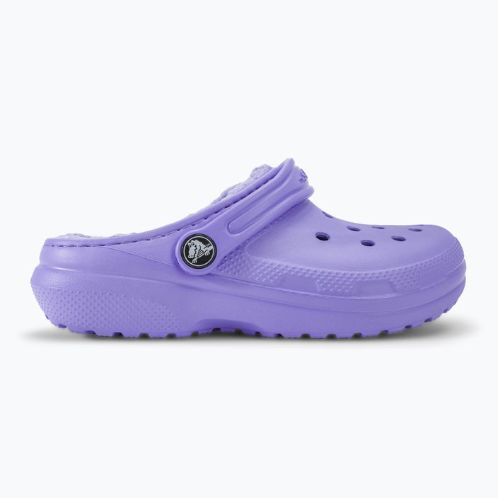 Дитячі шльопанці Crocs Classic Lined цифрові фіолетові 3