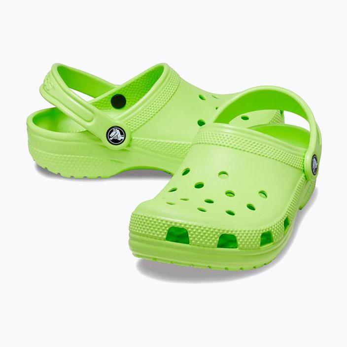 Дитячі шльопанці Crocs Classic Clog T limeade 11