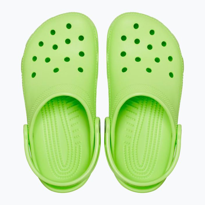 Дитячі шльопанці Crocs Classic Clog T limeade 12