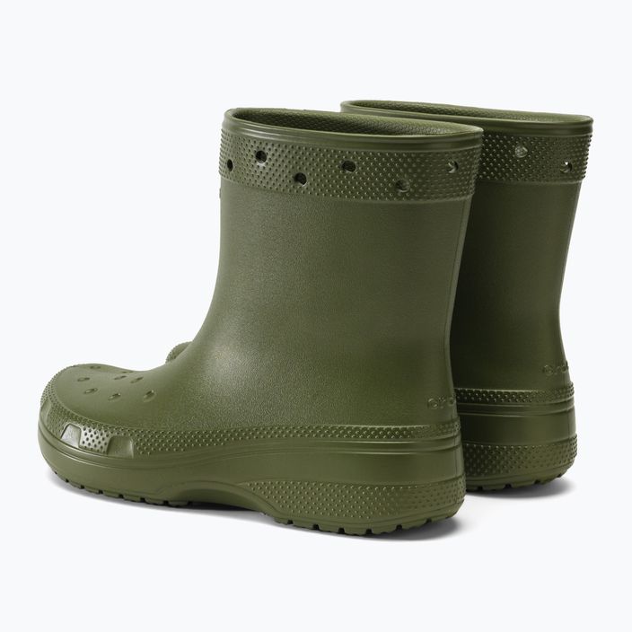 Crocs Classic Rain Boot армійські зелені чоловічі веллінги 3