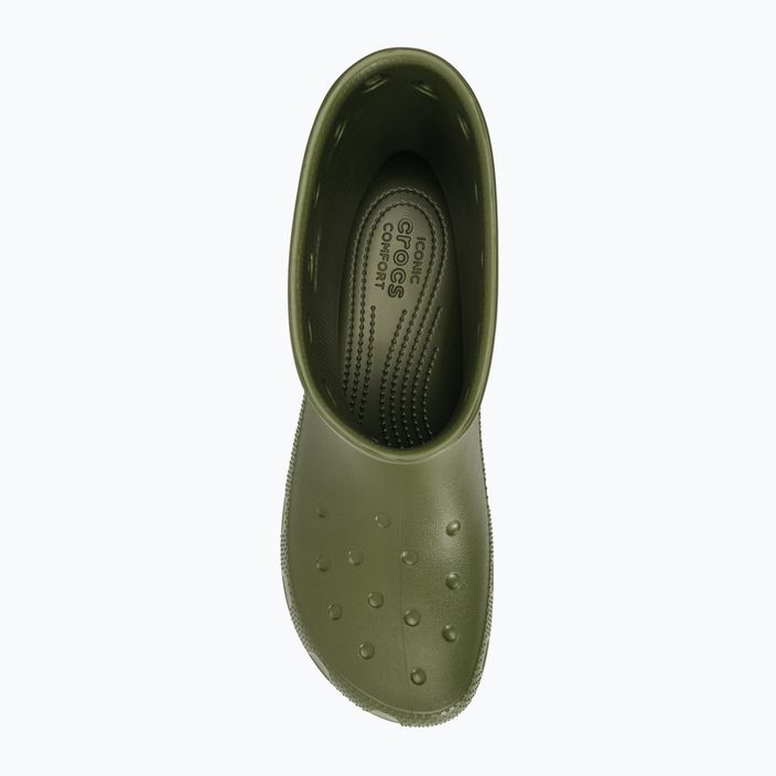 Crocs Classic Rain Boot армійські зелені чоловічі веллінги 6