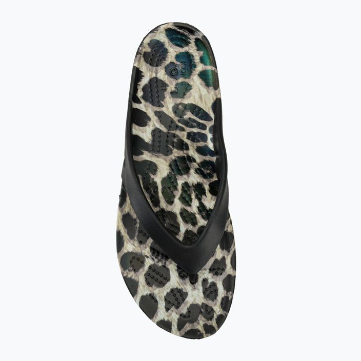 Жіночі шльопанці Crocs Kadee II Graphic black/multi animal 5