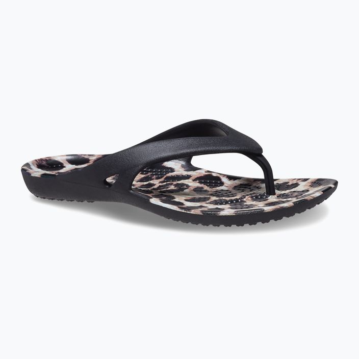 Жіночі шльопанці Crocs Kadee II Graphic black/multi animal 8