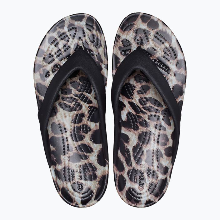 Жіночі шльопанці Crocs Kadee II Graphic black/multi animal 11