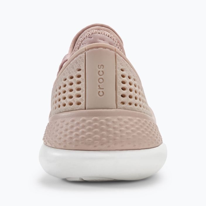 Жіночі туфлі Crocs LiteRide 360 Pacer рожева глина/білий 6