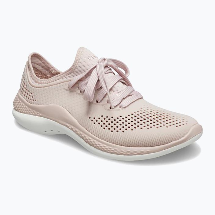 Жіночі туфлі Crocs LiteRide 360 Pacer рожева глина/білий 8