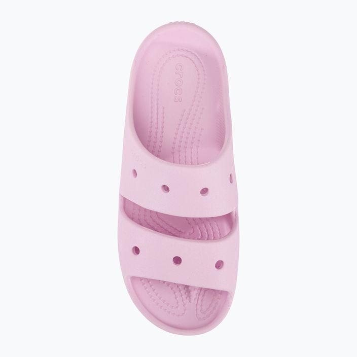Жіночі шльопанці Crocs Classic Sandal V2 ballerina рожеві 6