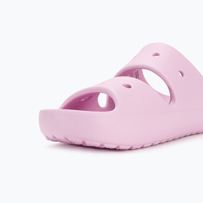 Жіночі шльопанці Crocs Classic Sandal V2 ballerina рожеві 8