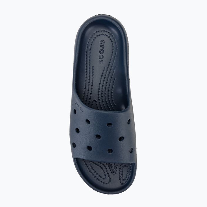 Шльопанці Crocs Classic Slide V2 темно-сині 6