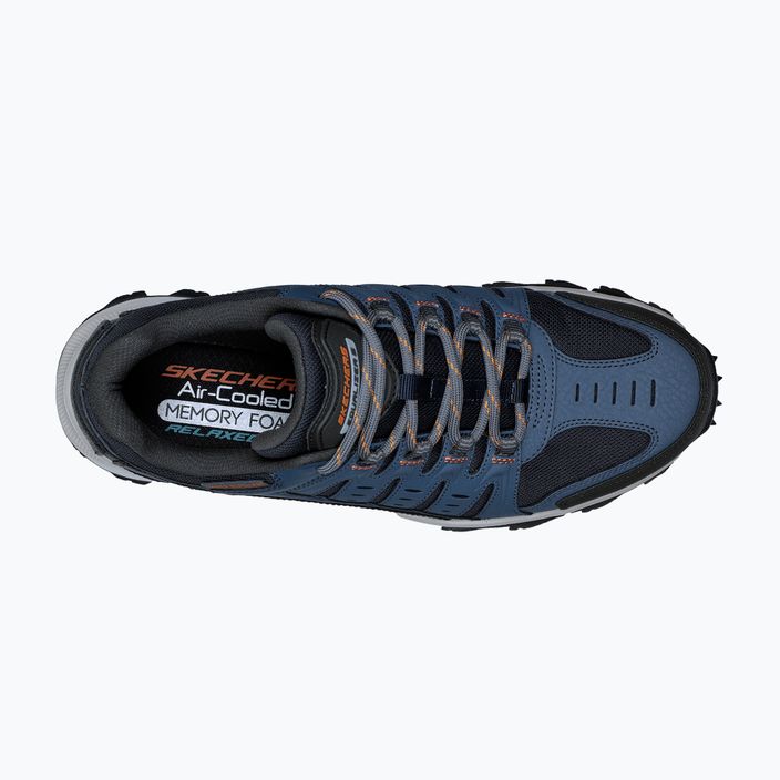 Чоловічі трекінгові кросівки SKECHERS Equalizer 5.0 Trail Solix темно-сині/помаранчеві 11