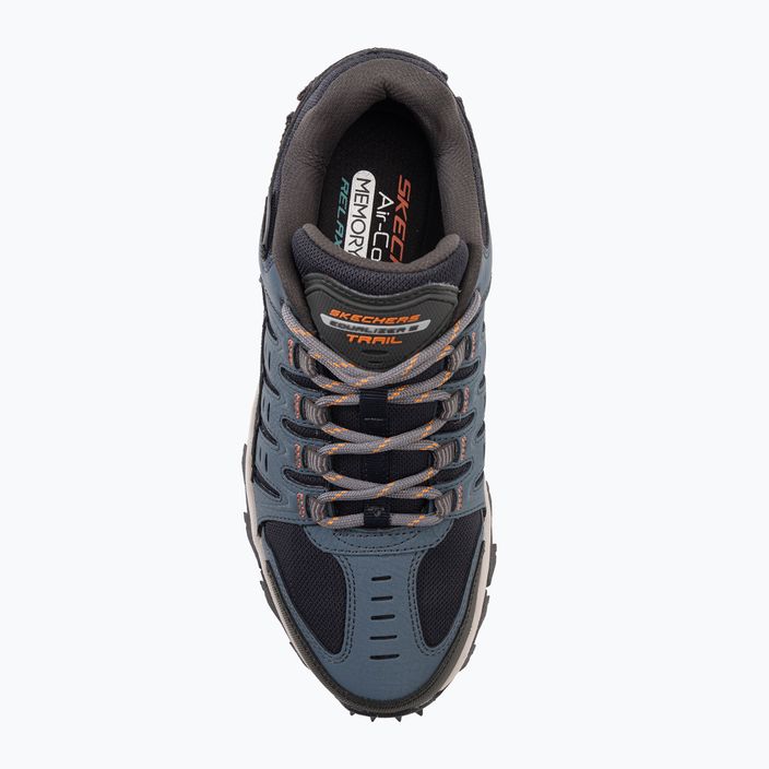 Чоловічі трекінгові кросівки SKECHERS Equalizer 5.0 Trail Solix темно-сині/помаранчеві 6