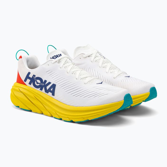 Кросівки для бігу чоловічі HOKA Rincon 3 білі 1119395-WEGG 3