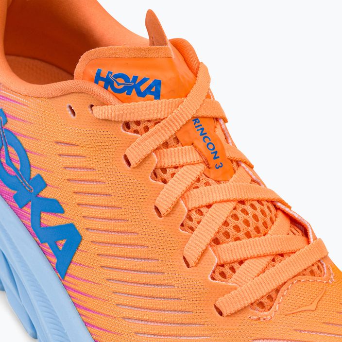 Кросівки для бігу жіночі HOKA Rincon 3 помаранчеві 1119396-MOCY 8
