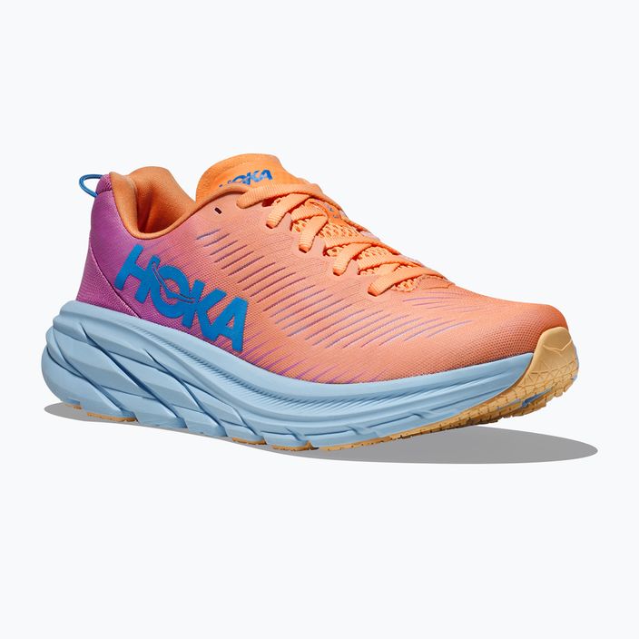 Кросівки для бігу жіночі HOKA Rincon 3 помаранчеві 1119396-MOCY 10