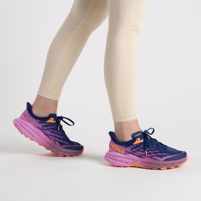 Кросівки для бігу жіночі HOKA Speedgoat 5 блакитні 1123158-BBCY 2