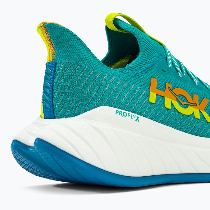 Кросівки для бігу чоловічі HOKA Carbon X 3 блакитно-жовті 1123192-CEPR 9