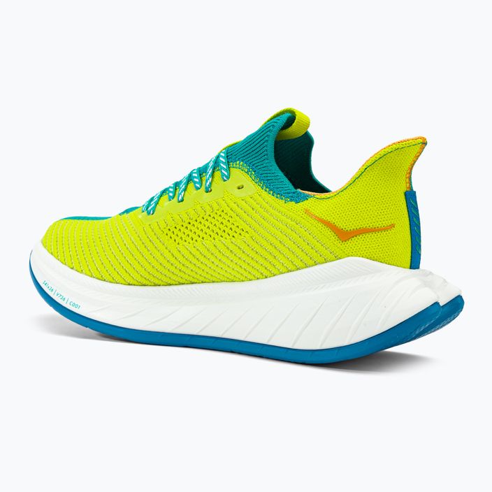 Кросівки для бігу чоловічі HOKA Carbon X 3 блакитно-жовті 1123192-CEPR 10