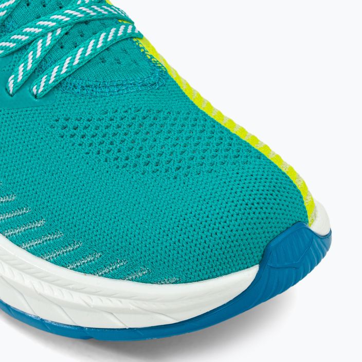 Кросівки для бігу жіночі HOKA Carbon X 3 блакитно-жовті 1123193-CEPR 9