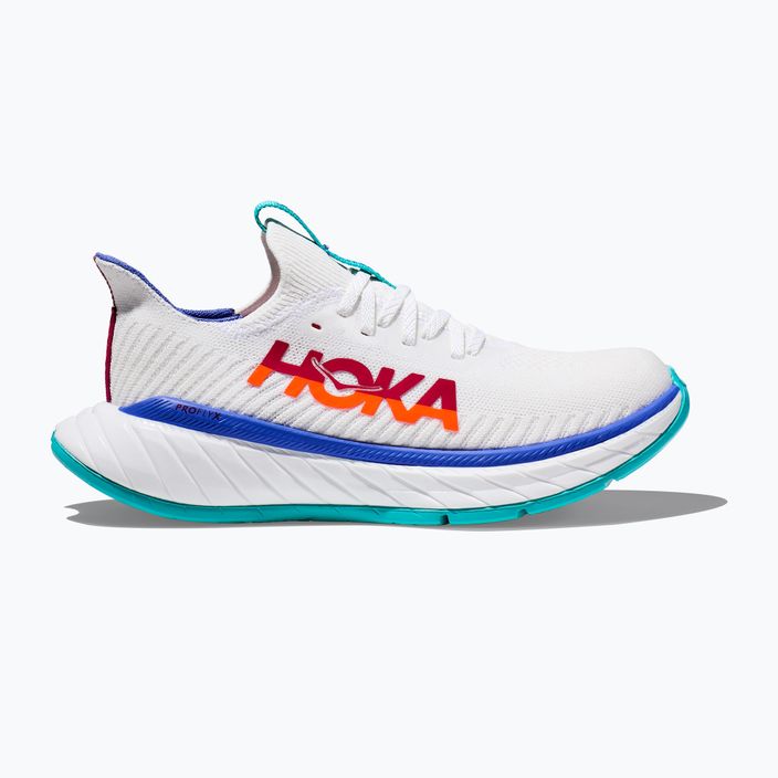 Кросівки для бігу чоловічі HOKA Carbon X 3 white/flame 8