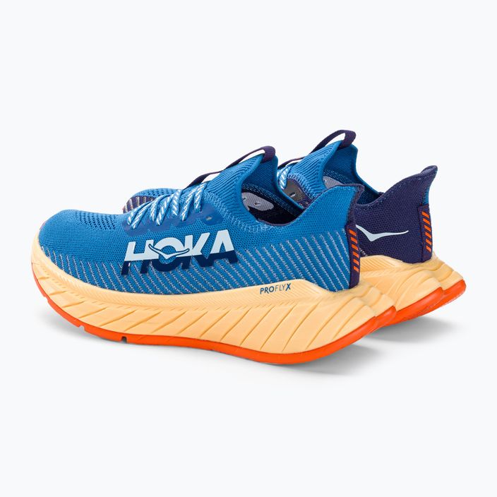Кросівки для бігу чоловічі HOKA Carbon X 3 coaсталь sky/bellwether blue 3