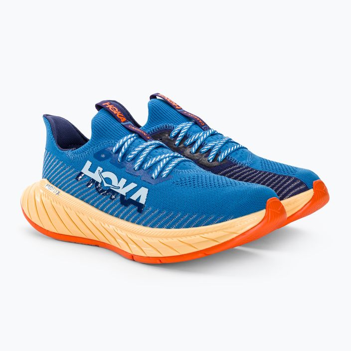 Кросівки для бігу чоловічі HOKA Carbon X 3 coaсталь sky/bellwether blue 4
