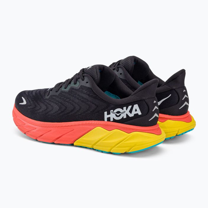 Кросівки для бігу чоловічі HOKA Arahi 6 чорні 1123194-BFLM 4