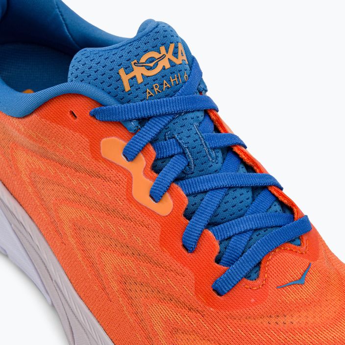 Кросівки для бігу чоловічі HOKA Arahi 6 помаранчеві 1123194-VOCS 10