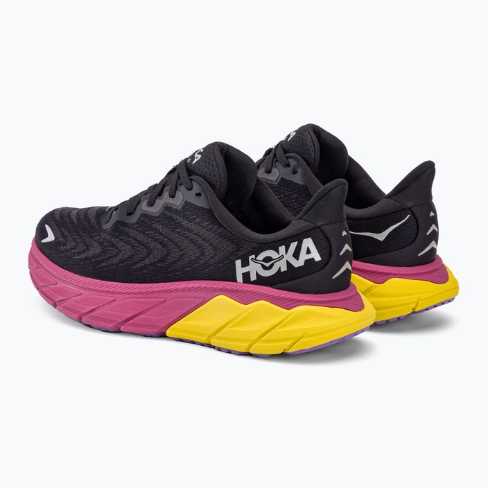 Кросівки для бігу жіночі HOKA Arahi 6 чорно-рожеві 1123195-BPYR 4