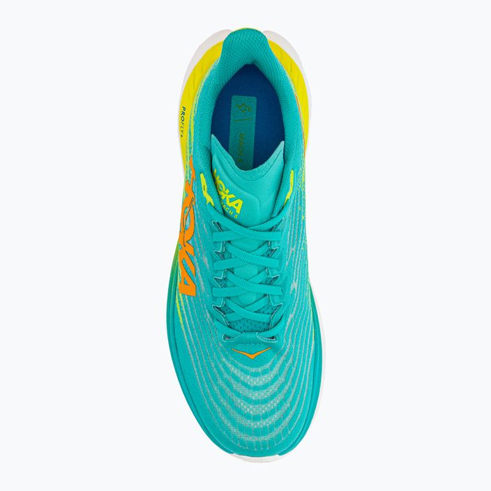 Кросівки для бігу чоловічі HOKA Mach 5 блакитно-жовті 1127893-CEPR 5