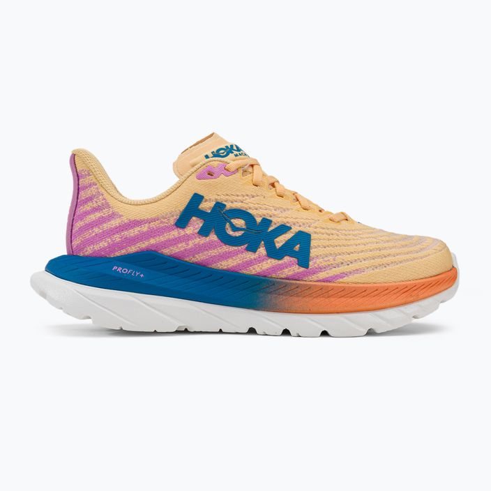 Кросівки для бігу жіночі HOKA Mach 5 помаранчево-фіолетові 1127894-ICYC 2