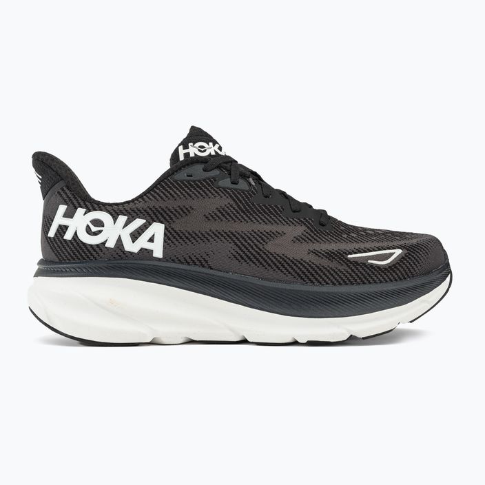 Кросівки для бігу чоловічі HOKA Clifton 9 чорні 1127895-BWHT 2
