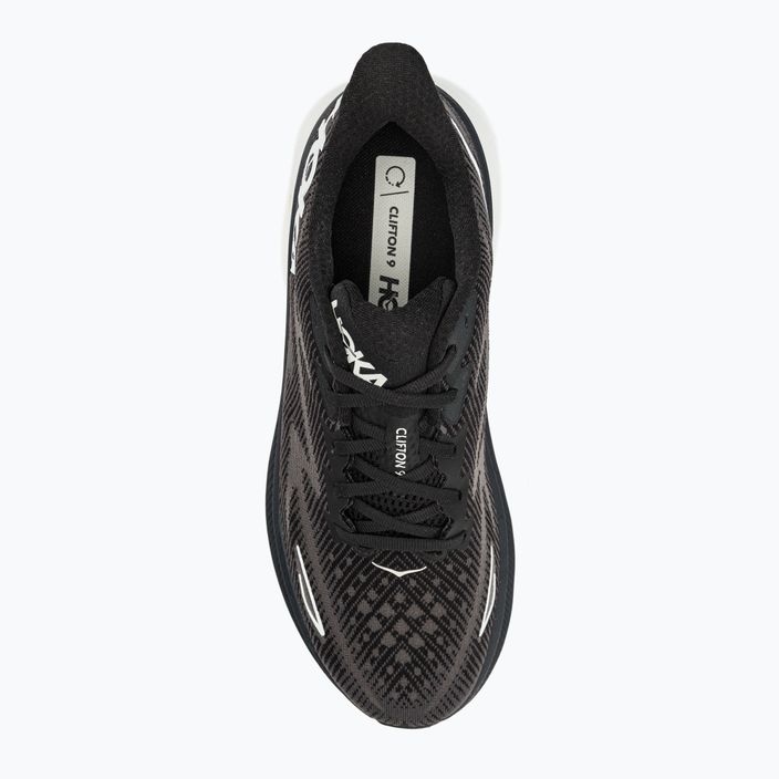 Кросівки для бігу чоловічі HOKA Clifton 9 чорні 1127895-BWHT 5