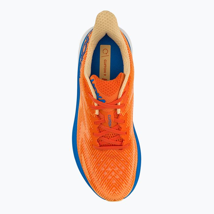 Кросівки для бігу чоловічі HOKA Clifton 9 помаранчеві 1127895-VOIM 5