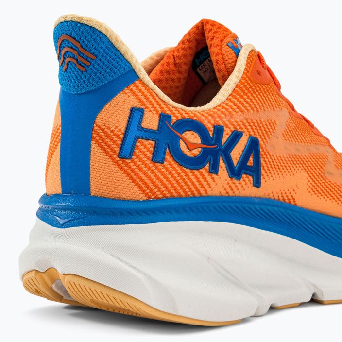 Кросівки для бігу чоловічі HOKA Clifton 9 помаранчеві 1127895-VOIM 9