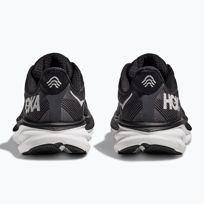 Кросівкі для бігу жіночі HOKA Clifton 9 black/white 6